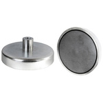 Eclipse 6mm Threaded Hole Samarium Alloy Pot Magnet, 0.5kg Pull