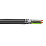 AXINDUS 2XSL Power Cable, 4 Cores, 4 mm², Screened, 100m, Black PVC Sheath