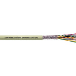 Lapp UNITRONIC Data Cable, 3 Cores, 0.75 mm², LiYCY, Unscreened, 100m, Grey PVC Sheath