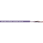 Lapp UNITRONIC BUS Control Cable, 2 Cores, 0.5 mm², Screened, 100m, Purple PVC Sheath, 20