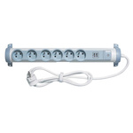 Legrand 1.5m 6 Socket Type E - French Extension Lead