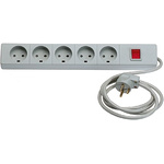 LK 1.5m 5 Socket Type K - Danish Extension Lead, 250 V ac