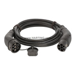 HARTING 32 A Mode 3, Type 2 to Type 2, EV Charging Cable 7.5m