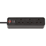 brennenstuhl 3m 3 Socket Type G - British Extension Lead