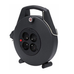 brennenstuhl 10m 4 Socket Type E - French Extension Reel, 230 V, IP20