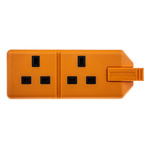 RS PRO 2 Socket Type G - British Trailing Socket, 240 V