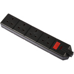 RS PRO 4 Socket Type G - British Trailing Socket, 230 V