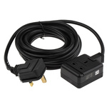 RS PRO 5m 1 Socket Type G - British Extension Lead