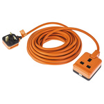 RS PRO 10m 1 Socket Type G - British Extension Lead