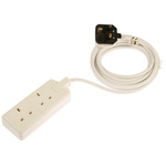 RS PRO 4m 2 Socket Type G - British Extension Lead