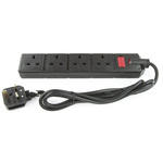 RS PRO 2m 4 Socket Type G - British Extension Lead
