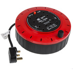 Schneider Electric 10m 4 Socket Type G - British Cable Reel, 240 V