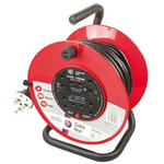 Schneider Electric 25m 4 Socket Type G - British Cable Reel, 240 V