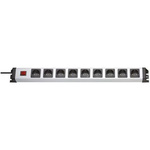 Kopp 1.4m 9 Socket Type F - German Schuko Extension Lead, 250 V ac