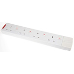 RS PRO 4 Socket Type G - British Trailing Socket