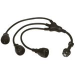 Legrand 0.8m 3 Socket Type E - French Extension Lead
