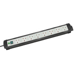 brennenstuhl 3m 8 Socket Type G - British Extension Lead, 230 V, IP20