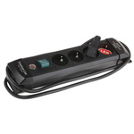 brennenstuhl 1.8m 4 Socket Type F - German Schuko Extension Lead, 230 V, IP20
