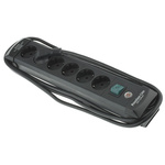 brennenstuhl 3m 6 Socket Type F - German Schuko Extension Lead, 230 V, IP20