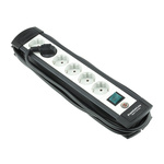 brennenstuhl 3m 6 Socket Type F - German Schuko Extension Lead, 230 V, IP20