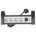 brennenstuhl 1.8m 4 Socket Type F - German Schuko Extension Lead, 230 V