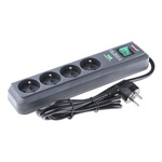 brennenstuhl 1.5m 4 Socket Type E - French Extension Lead, 230 V, IP20