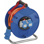 brennenstuhl 25m 2 Socket BS4343/EN60309 230V-16A Cable Reel, 230 V, IP44