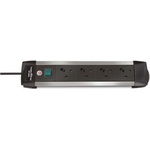 brennenstuhl 1.8m 4 Socket Type D/M- Old British/South African Extension Lead, 240 V, IP20
