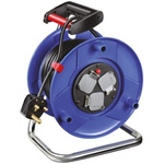 brennenstuhl 25m 3 Socket Type M - Old British/South African 15A Cable Reel, 240 V, IP20