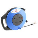 brennenstuhl 10m 3 Socket Type C - Europe, Type I - ANZ/CN Cable Reel, 240 V, IP20