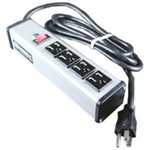 Wiremold 4.6m 4 Socket NEMA 5-15R Extension Lead, 120 V