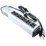 Wiremold 1.8m 6 Socket NEMA 5-15R Extension Lead, 120 V