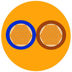 RS PRO 2 Core Power Cable, 1 mm², 100m, Orange PVC Sheath, 3182Y, 10 A, 500 V