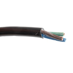 RS PRO 3 Core Power Cable, 1.5 mm², 100m, Black PVC Sheath, 3183Y, 15 A, 500 V