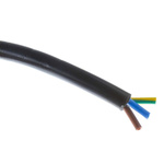 RS PRO 3 Core Power Cable, 1.25 mm², 100m, Black PVC Sheath, 3183Y, 13 A, 500 V
