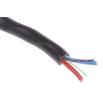 RS PRO 2 Core Power Cable, 2.5 mm², 100m, Black PVC Sheath, 24 A, 600 V