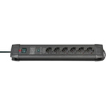brennenstuhl 1.8m 6 Socket Type F - German Schuko Extension Lead, IP20