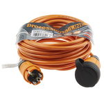 brennenstuhl 10m 1 Socket Schuko Extension Lead, 230 V ac, IP44