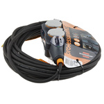 brennenstuhl 15m 4 Socket Type F - German Schuko Extension Lead, 230 V ac, IP54