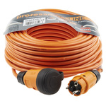 brennenstuhl 25m 1 Socket Schuko Extension Lead, 230 V ac, IP44