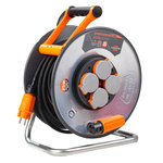 brennenstuhl 25m 4 Socket Type F - German Schuko Cable Reel, 230 V ac, IP44