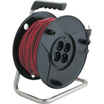 SAM 25m 4 Socket Type E - French Cable Reel, 250 V
