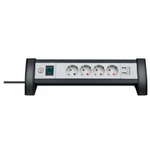 brennenstuhl 2m 4 Socket Schuko Extension Lead, IP20