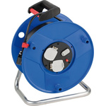 brennenstuhl 50m 4 Socket Type G - British, USB Cable Reel