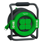 Schneider Electric 40m 4 Socket Extension Reel, 230 V, IP44