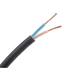 RS PRO 2 Core Power Cable, 1.5 mm², 50m, Black CPE Sheath, 21 A, 450 V, 750 V
