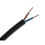 RS PRO 2 Core Power Cable, 1.5 mm², 100m, Black CPE Sheath, 21 A, 450 V, 750 V