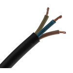 RS PRO 3 Core Power Cable, 2.5 mm², 100m, Black CPE Sheath, TRS, 25 A, 300 V, 500 V