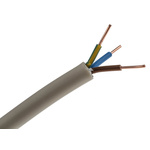 RS PRO 3 Core Power Cable, 1.5 mm², 50m, Grey PVC Sheath, NYM-J, 500 V