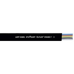 Lapp 4 Core Power Cable, 2.5 mm², 50m, Black Rubber Sheath, Flat, 500 V